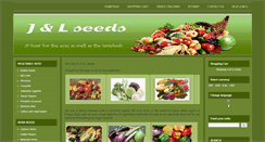 Desktop Screenshot of jandlseeds.com